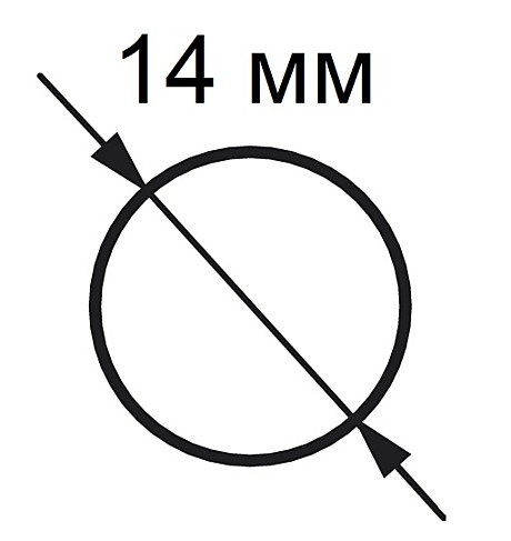 Заглушки самоклеящиеся D=14мм